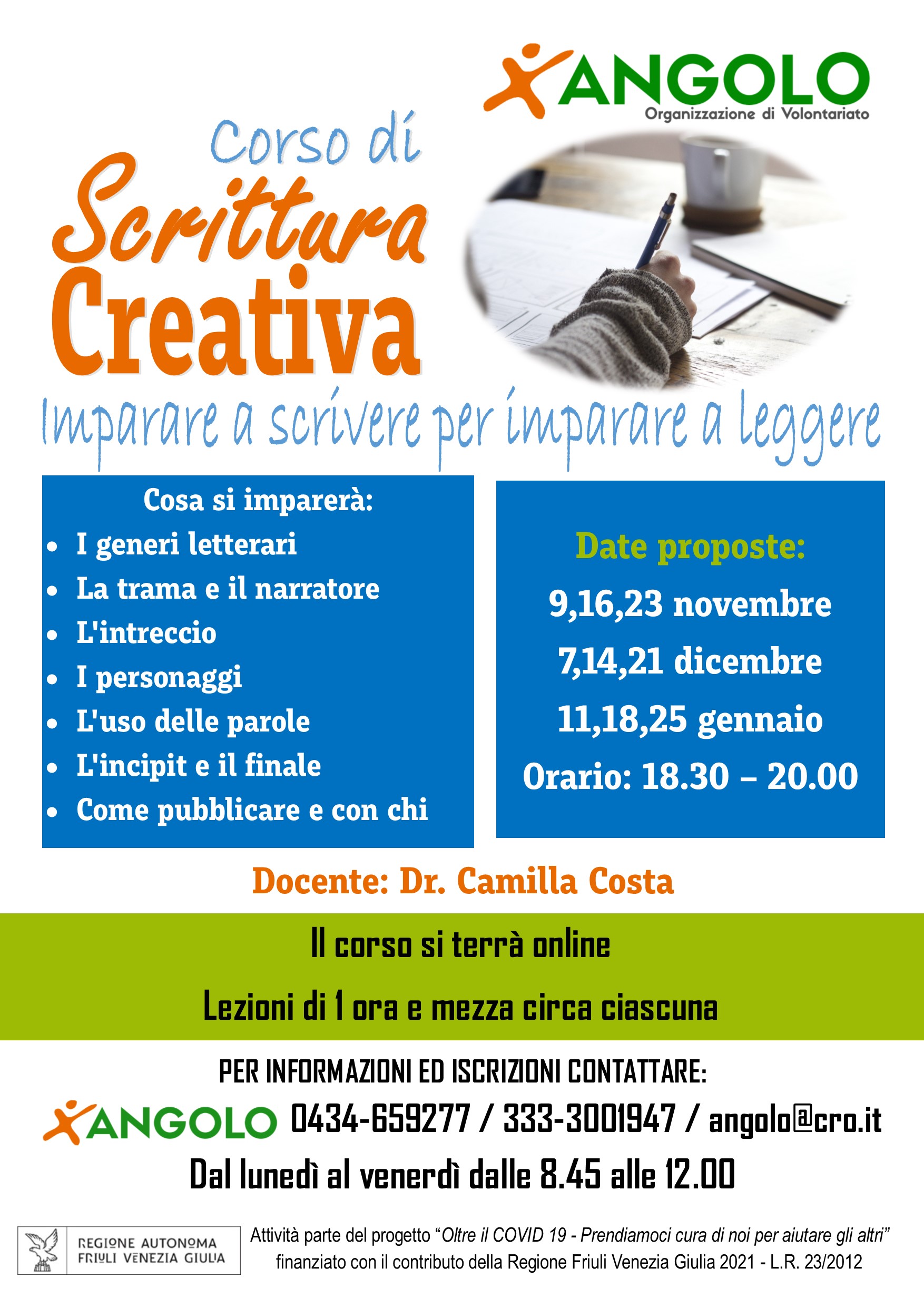 CORSO SCRITTURA CREATIVA Image