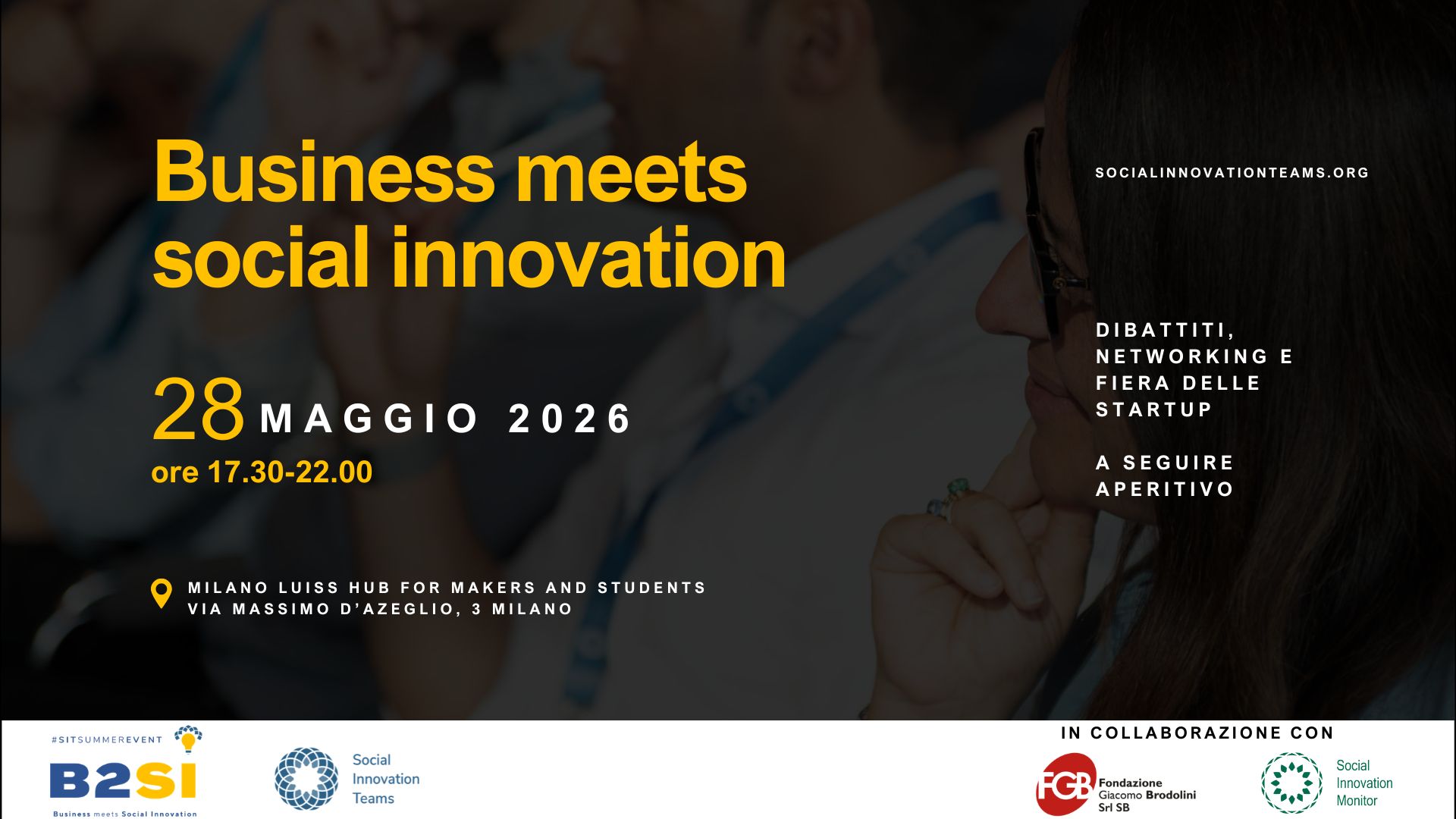 B2SI 2026 - Business meets Social Innovation Image