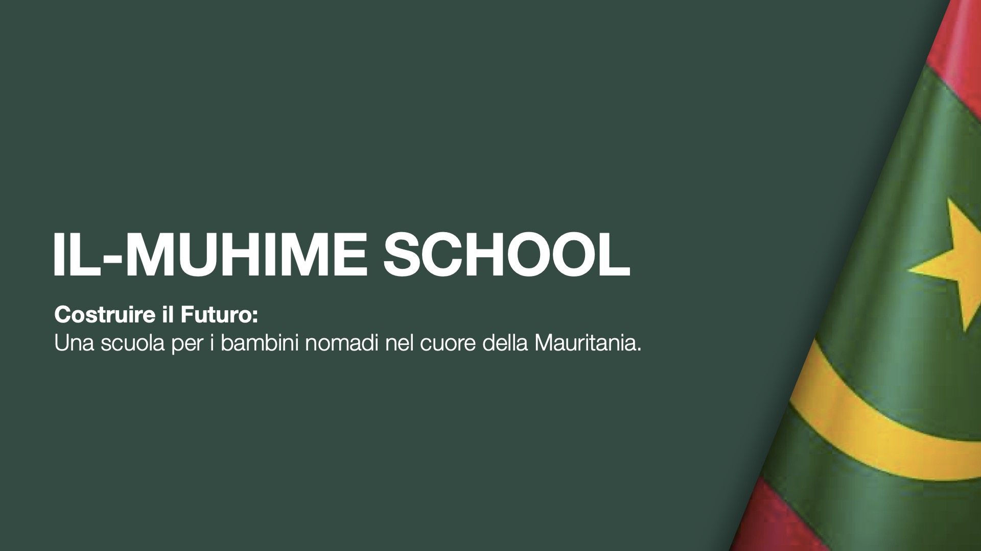 IL-MUHIME SCHOOL - Costruire il Futuro: Una scuola per i bambini nomadi nel cuore della Mauritania. Image