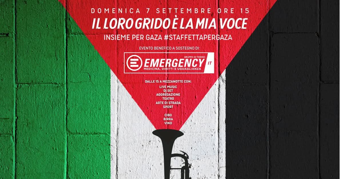 Il loro grido è la mia voce - Insieme per Gaza Image