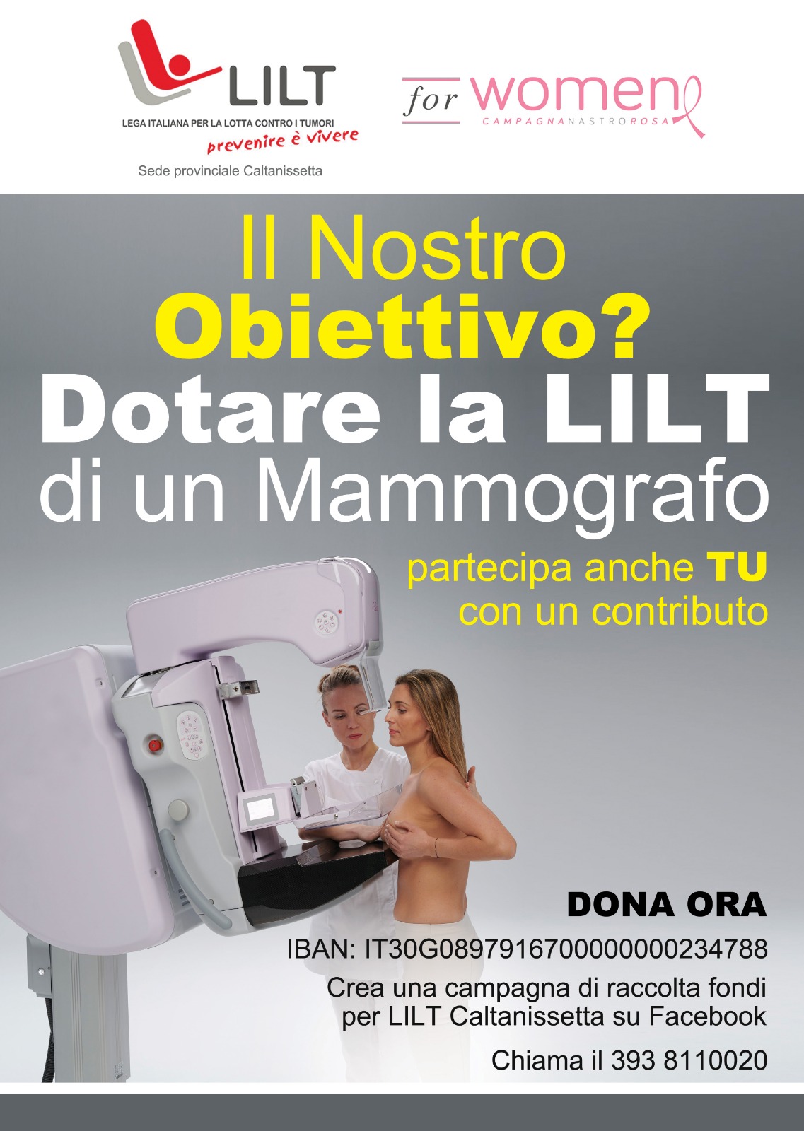 Un mammografo per la Lega Italiana Lotta Tumori di Caltanissetta Image