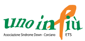Uno in Più Associazione Sindrome Down Corciano Logo